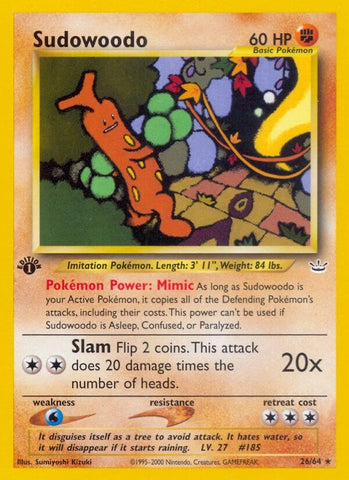 Image for Sudowoodo (26/64) [Neo Revelation]