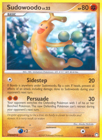 Image for Sudowoodo (35/123) (Mysterious Treasures) - Pokemon