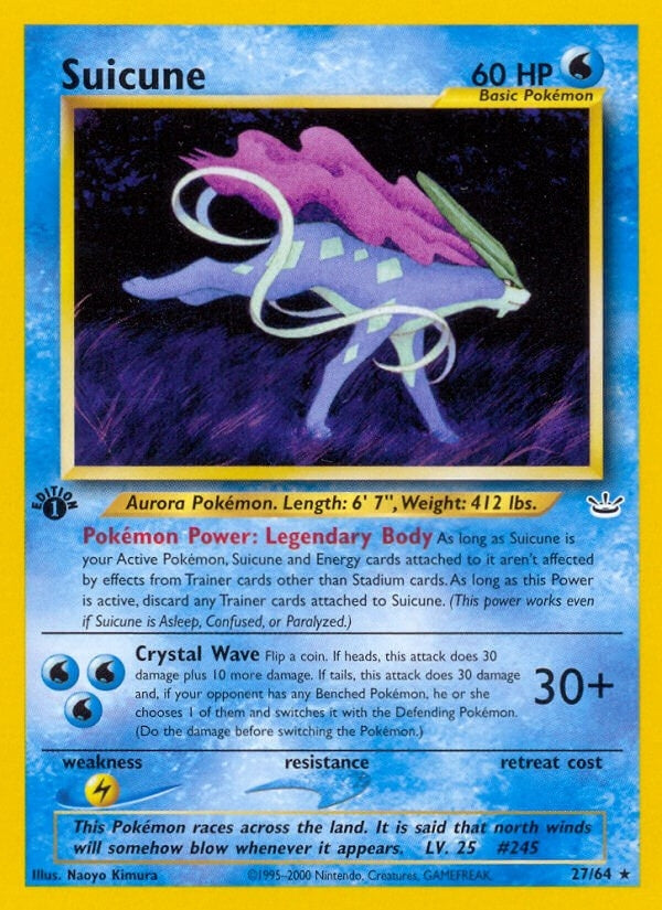 Image for Suicune (27) (27/64) [Neo Revelation]