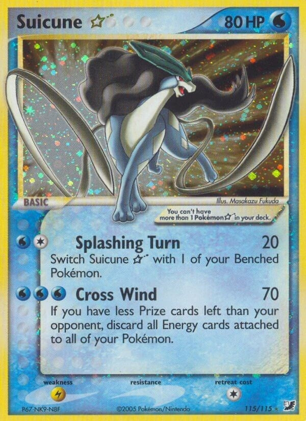 Image for Suicune Star (115/115) [Unseen Forces]