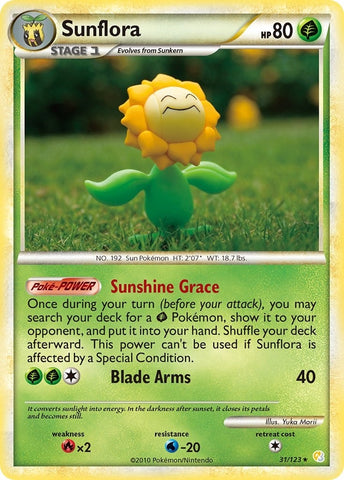 Image for Sunflora (31/123) [HeartGold SoulSilver]