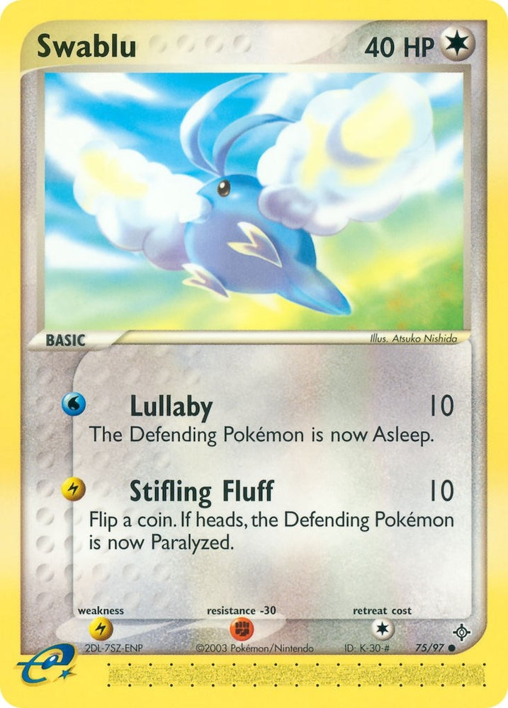 Image for Swablu (75/97) [Dragon]