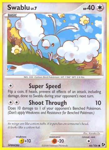 Image for Swablu (86/106) [Great Encounters]