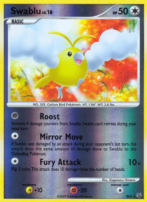 Image for Swablu (Shiny) (SH5) [Platinum]