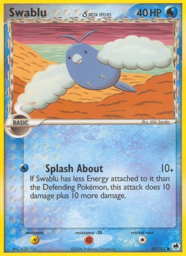 Image for Swablu (Delta Species) (65/101) [Dragon Frontiers]