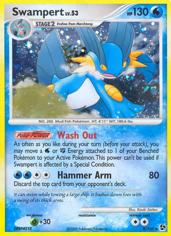 Image for Swampert (9/106) - Pokemon