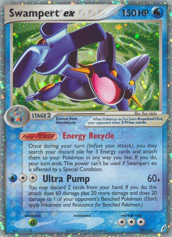 Image for Swampert ex (98/100) [Crystal Guardians]