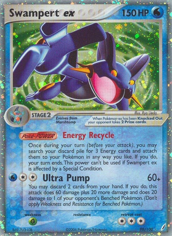 Image for Swampert ex (98/100) [Crystal Guardians]