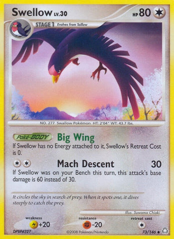 Image for Swellow (73/146) [Legends Awakened]