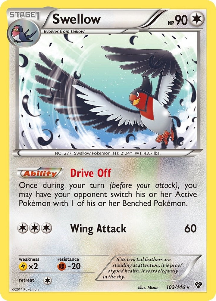 Image for Swellow (103/146) [XY Base Set]