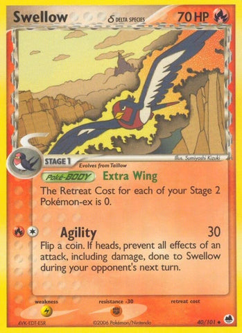 Image for Swellow (Delta Species) (40/101) [Dragon Frontiers]
