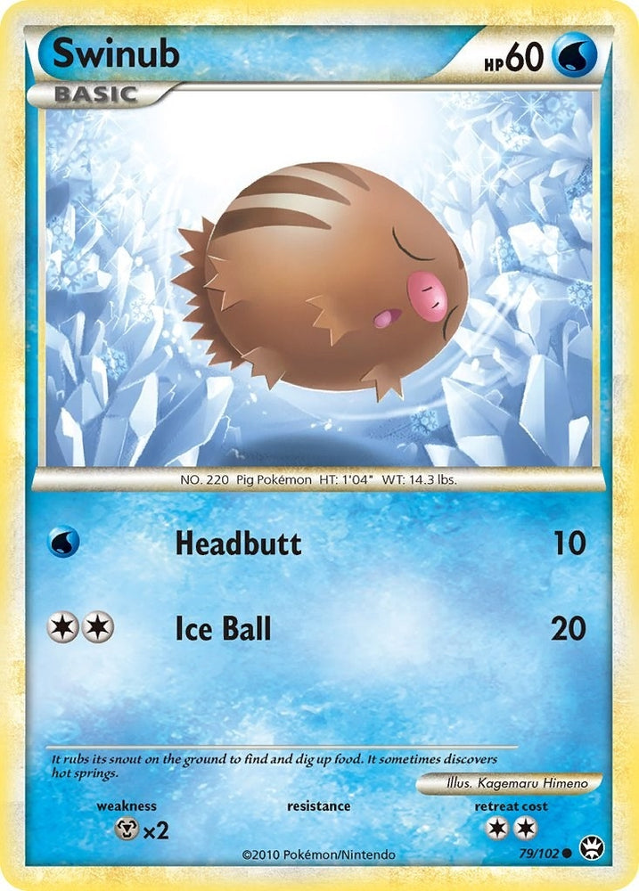 Image for Swinub (79/102) [Triumphant]