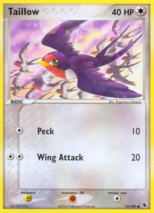 Image for Taillow (72/109) [Ruby and Sapphire]