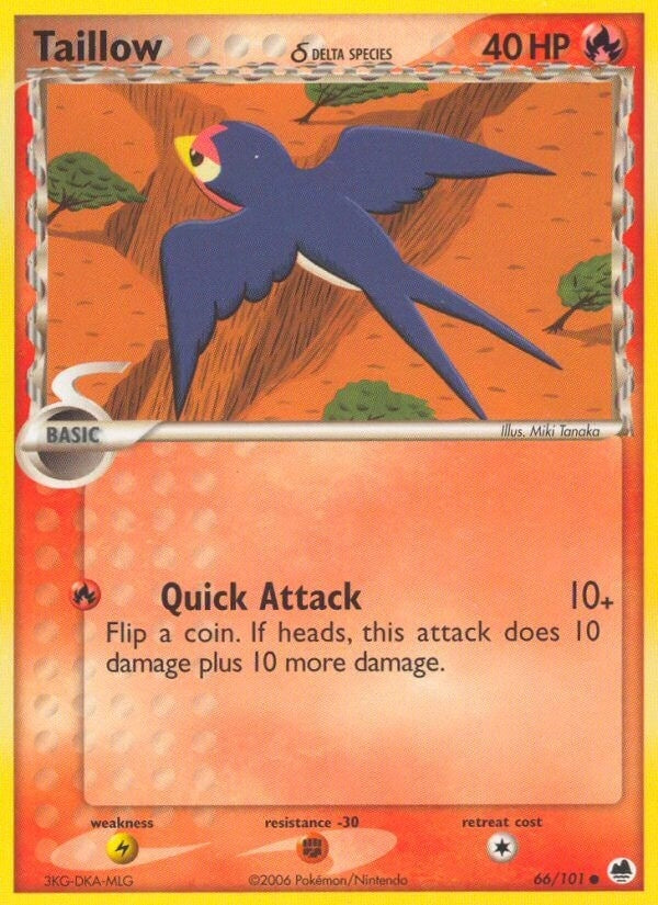 Image for Taillow (Delta Species) (66/101) [Dragon Frontiers]