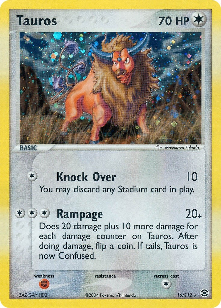 Image for Tauros (16/112) [FireRed & LeafGreen]