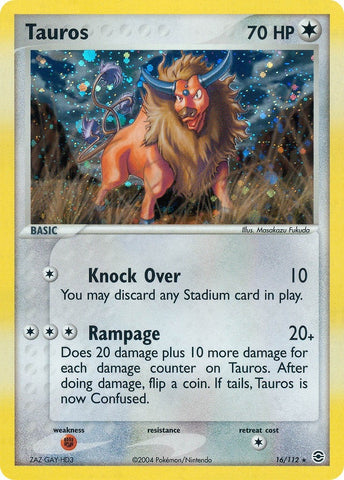 Image for Tauros (16/112) [FireRed & LeafGreen]