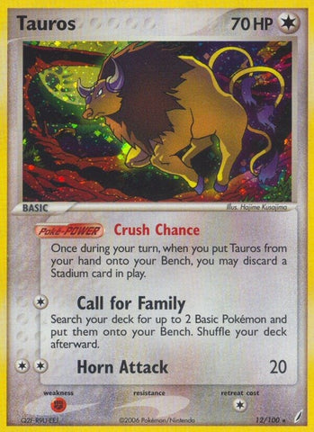Image for Tauros (12/100) [Crystal Guardians]