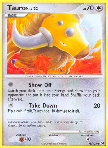 Image for Tauros (98/127) [Platinum]