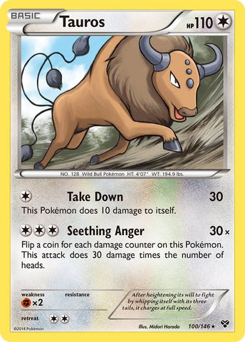Image for Tauros (100/146) [XY Base Set]