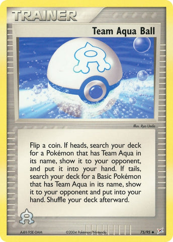 Image for Team Aqua Ball (75/95) [Team Magma vs Team Aqua]