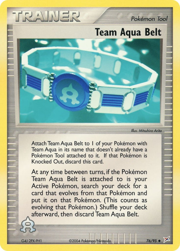 Image for Team Aqua Belt (76/95) [Team Magma vs Team Aqua]
