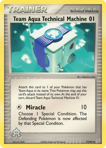 Image for Team Aqua Technical Machine 01 (79/95) [Team Magma vs Team Aqua]