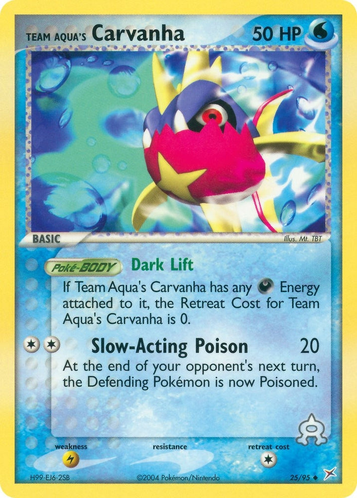 Image for Team Aqua's Carvanha (25/95) [Team Magma vs Team Aqua]