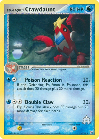 Image for Team Aqua's Crawdaunt (14/95) - Pokemon