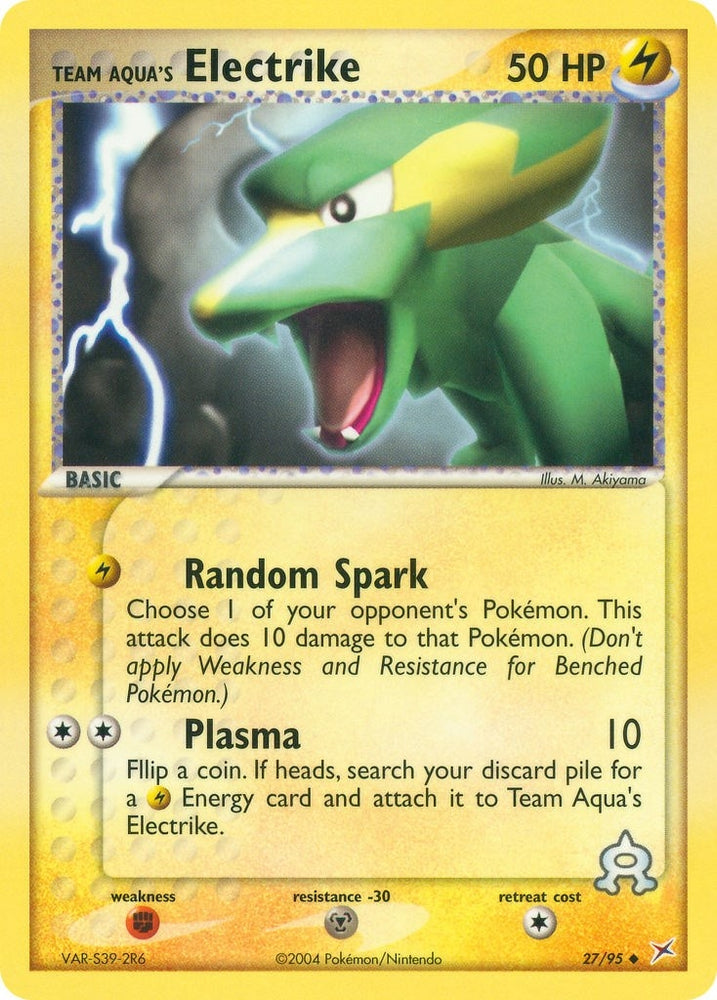 Image for Team Aqua's Electrike (27/95) [Team Magma vs Team Aqua]
