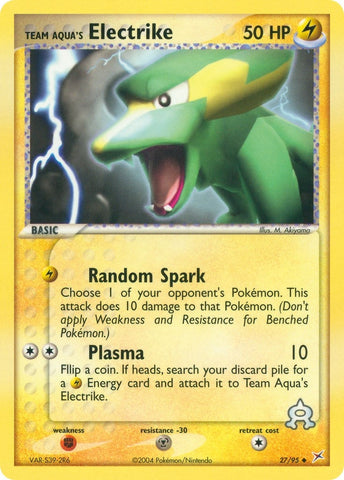 Image for Team Aqua's Electrike (27/95) - Pokemon