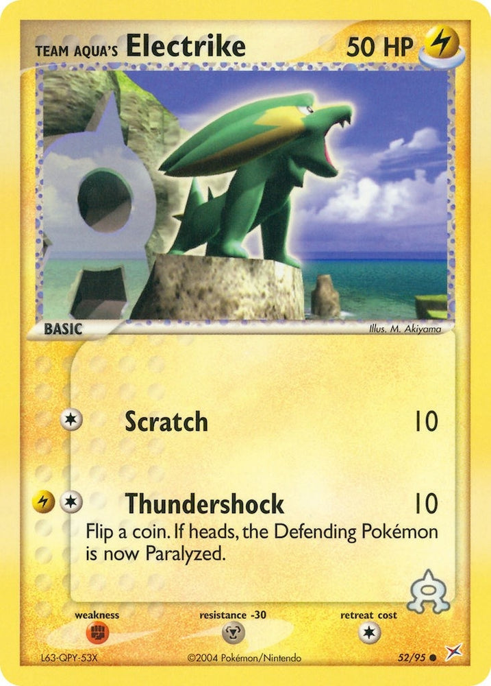 Image for Team Aqua's Electrike (52/95) [Team Magma vs Team Aqua]