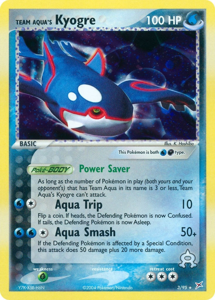 Image for Team Aqua's Kyogre (3/95) - Pokemon