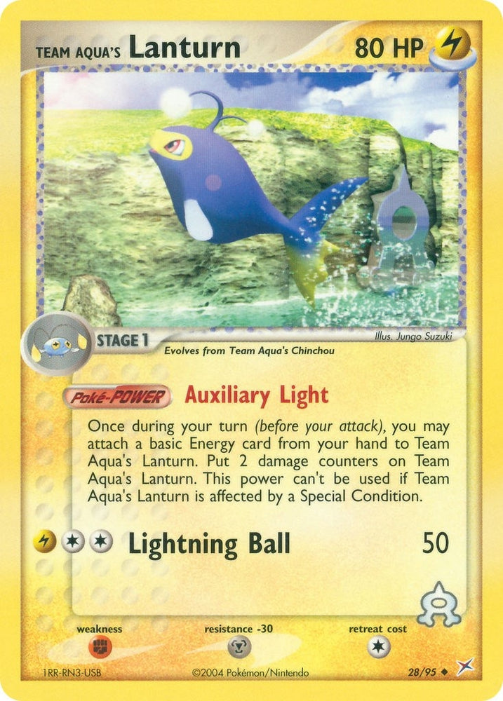 Image for Team Aqua's Lanturn (28/95) [Team Magma vs Team Aqua]