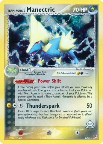 Image for Team Aqua's Manectric (4/95) [Team Magma vs Team Aqua]