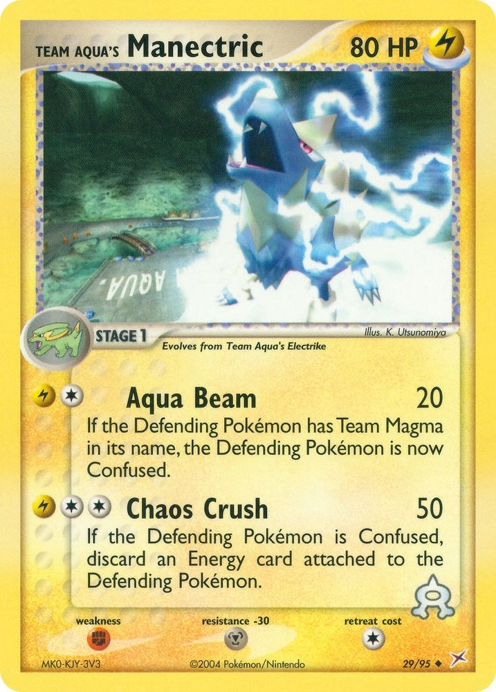 Image for Team Aqua's Manectric (29/95) [Team Magma vs Team Aqua]