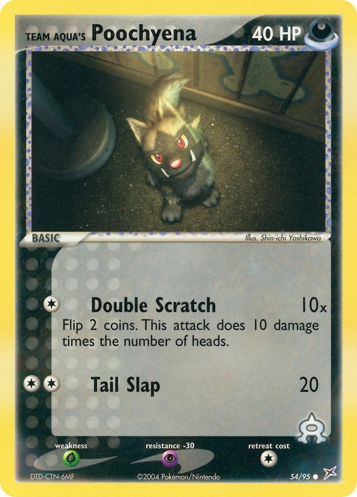 Image for Team Aqua's Poochyena (54/95) - Pokemon