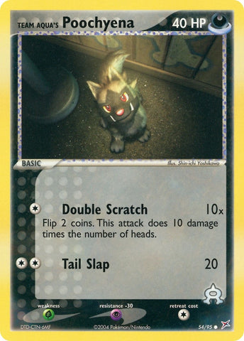Image for Team Aqua's Poochyena (54/95) - Pokemon