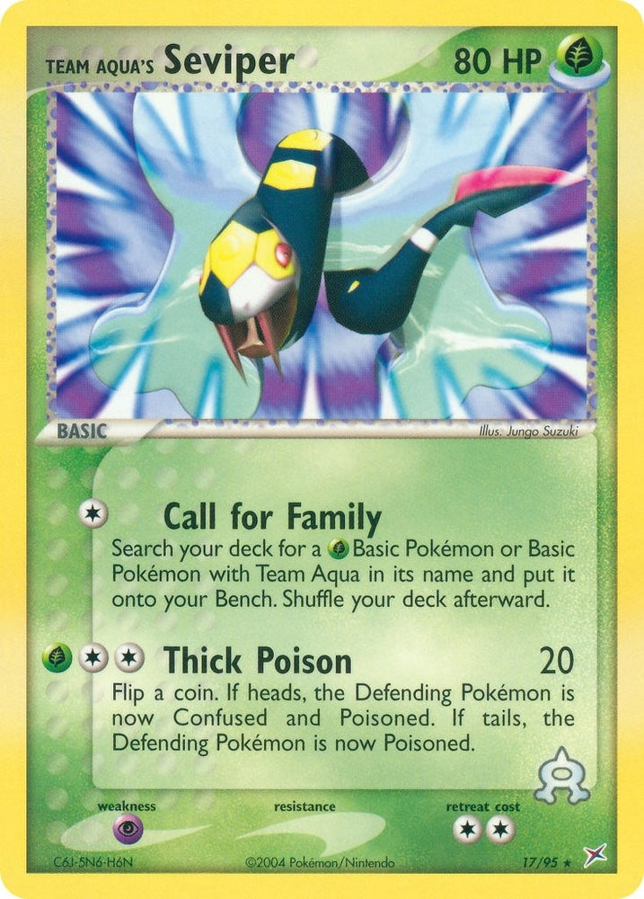 Image for Team Aqua's Seviper (17/95) [Team Magma vs Team Aqua]