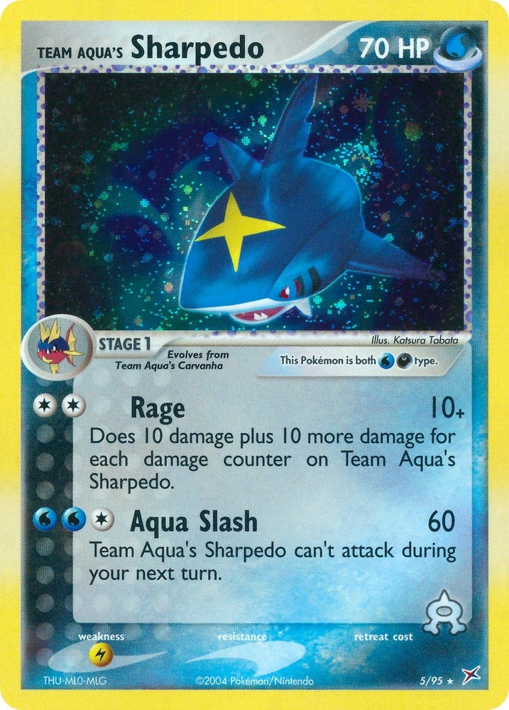 Image for Team Aqua's Sharpedo (5/95) [Team Magma vs Team Aqua]