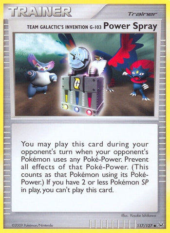 Image for Team Galactic's Invention G-103 Power Spray (117/127) [Platinum]