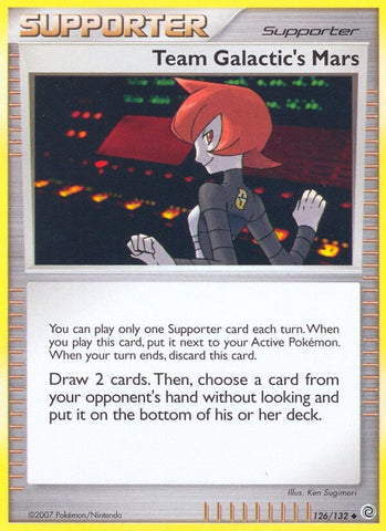 Image for Team Galactic's Mars (126/132) [Secret Wonders]