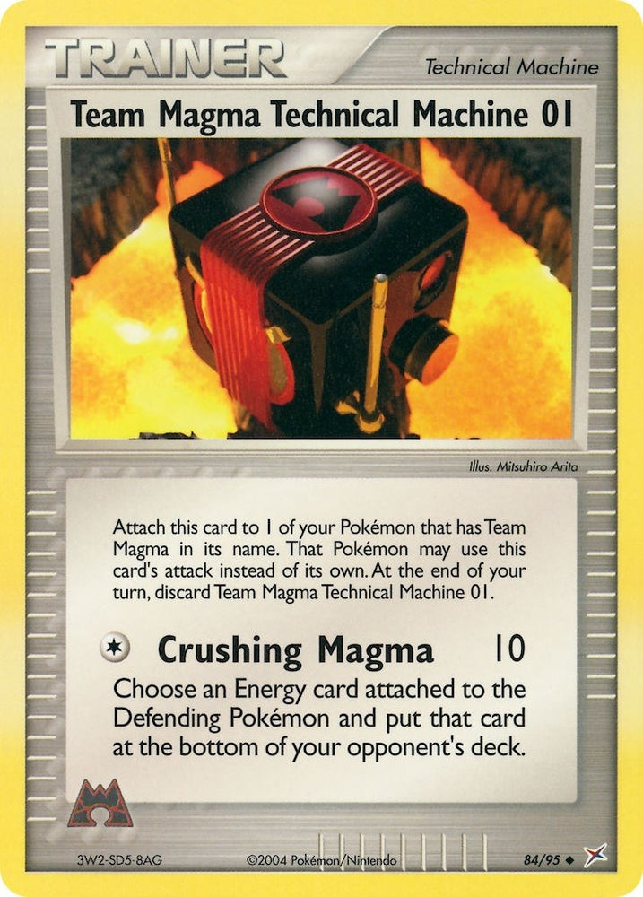 Image for Team Magma Technical Machine 01 (84/95) [Team Magma vs Team Aqua]