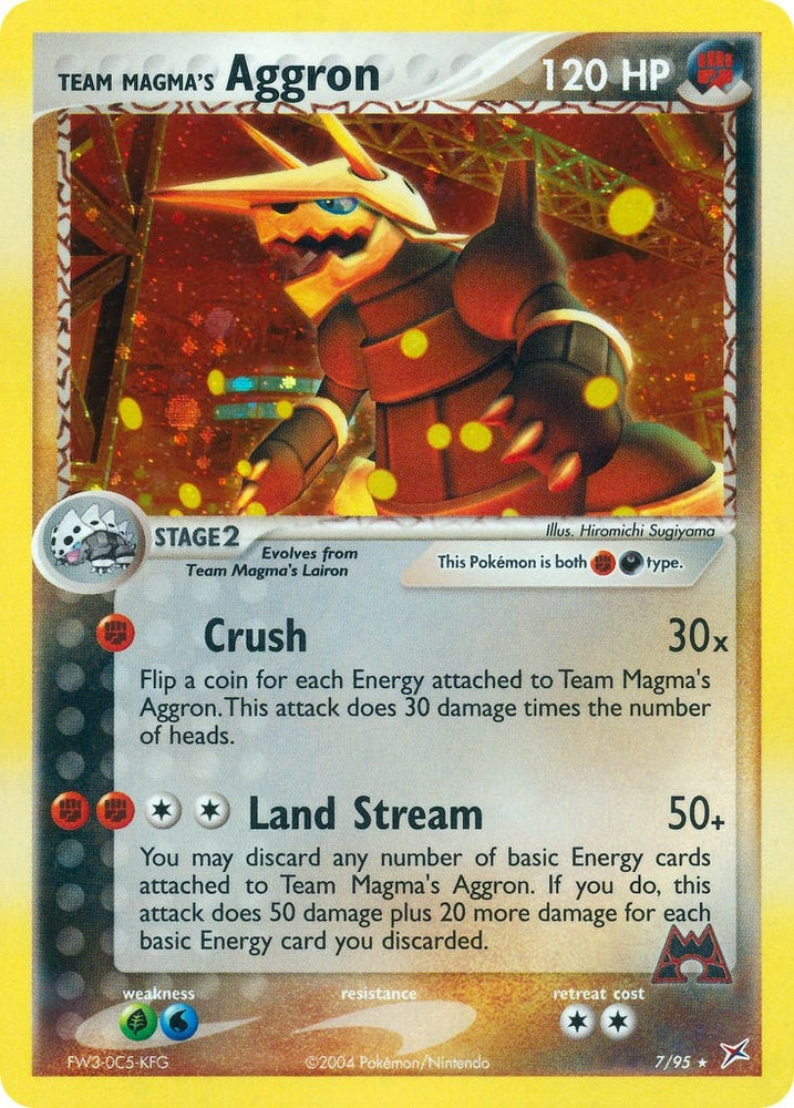 Image for Team Magma's Aggron (7/95) [Team Magma vs Team Aqua]
