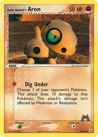 Image for Team Magma's Aron (59/95) [Team Magma vs Team Aqua]