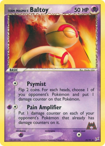 Image for Team Magma's Baltoy (32/95) [Team Magma vs Team Aqua]