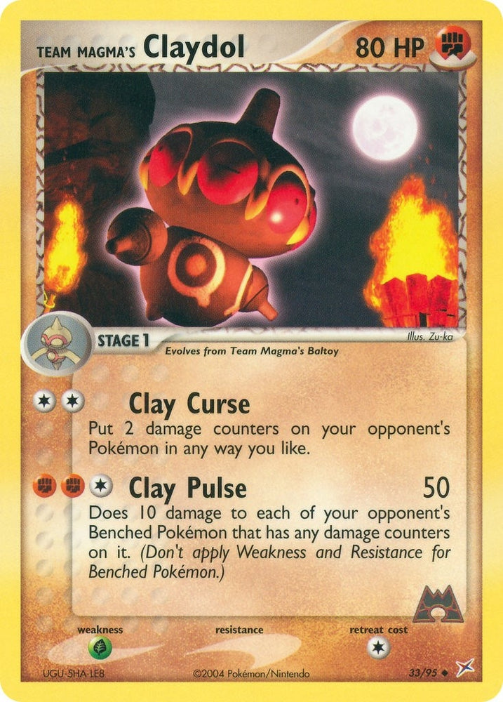 Image for Team Magma's Claydol (33/95) [Team Magma vs Team Aqua]