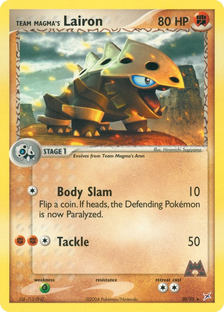 Image for Team Magma's Lairon (20/95) [Team Magma vs Team Aqua]