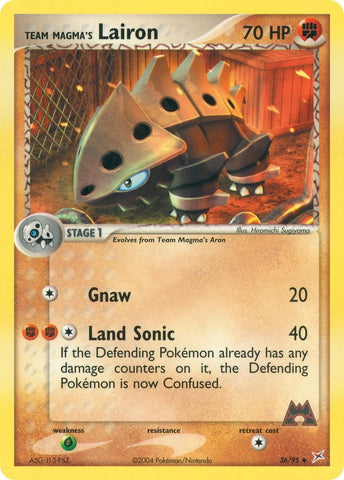 Image for Team Magma's Lairon (36/95) [Team Magma vs Team Aqua]