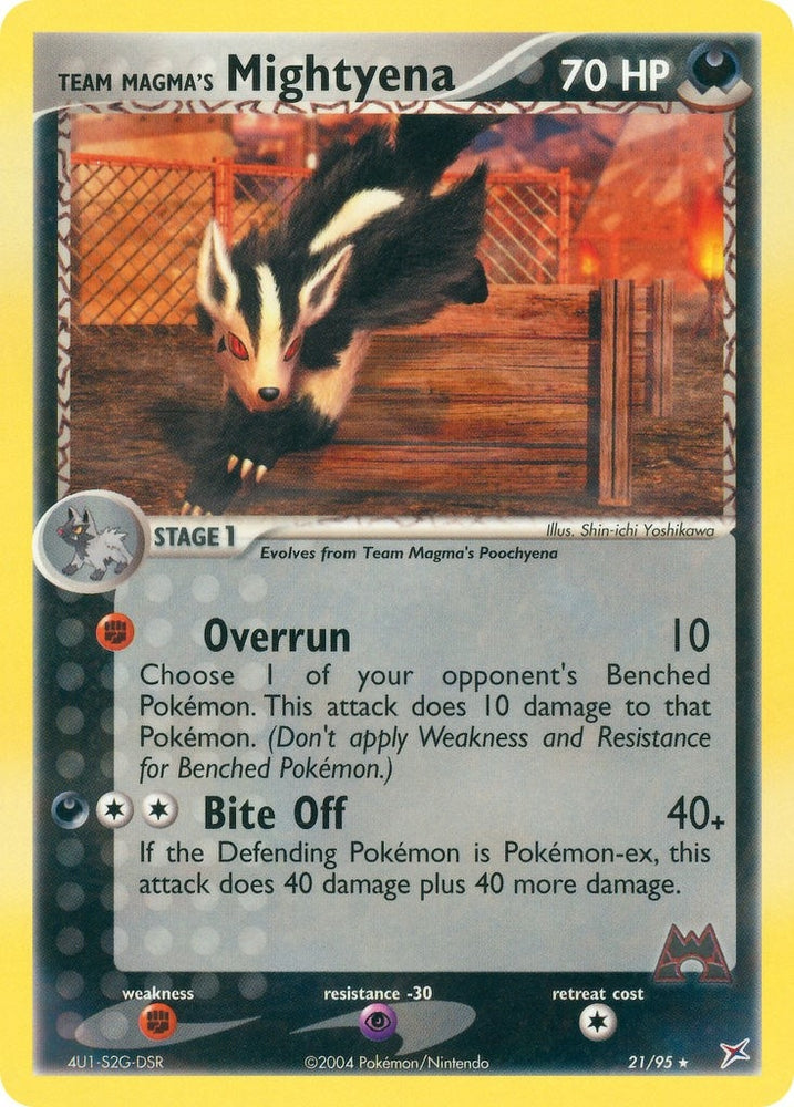 Image for Team Magma's Mightyena (21/95) [Team Magma vs Team Aqua]