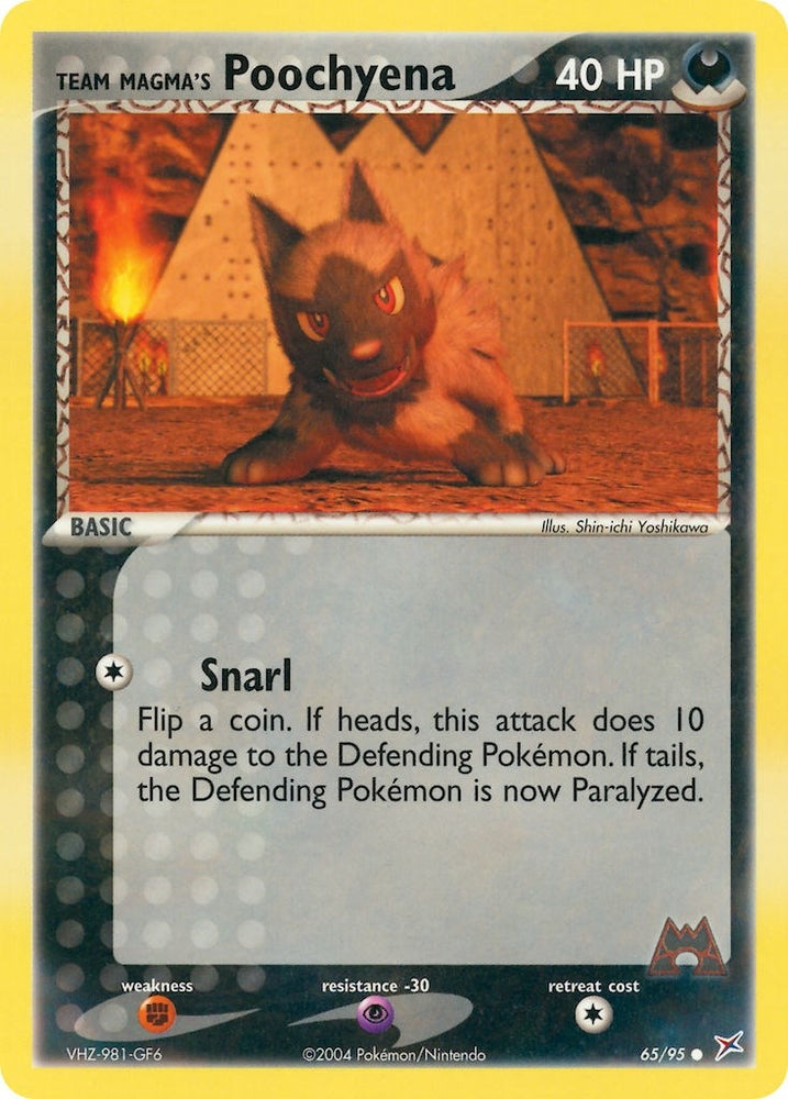 Image for Team Magma's Poochyena (65/95) [Team Magma vs Team Aqua]
